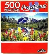 Crazart Puzzlebug 500 Pc Jigsaw Puzzle North Cascades National Park -New Sealed