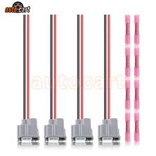 4pcs Fuel Injector Connector Plug For Toyota Camry Corolla Highlander RAV4 Prius