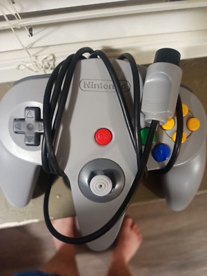 Nintendo 64 (NUS-005) Controller - Gray Original OEM Nintendo - Fully Tested!