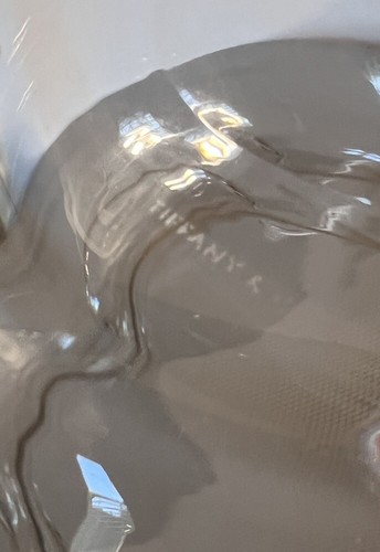 Vintage Tiffany & Co. mundgeblasen geformtes Glas gekräuselt Wasserkrug Krug - Bild 7 von 7