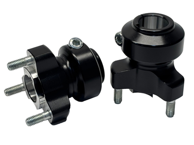 #ad Rear Kart Hubs 25mm x 62mm A Pair Short BLACK Karting Cadet Honda Kart kart GBP 48.50