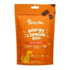 Zesty Paws Allergy and Immune Bites for Dog Lamb Flavor - 60ct: Adult, Grain-Fre