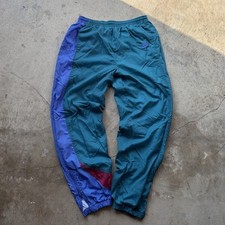 Nike Windbreaker Track Pants, Ankle Zip, Size Large, 90s Vintage