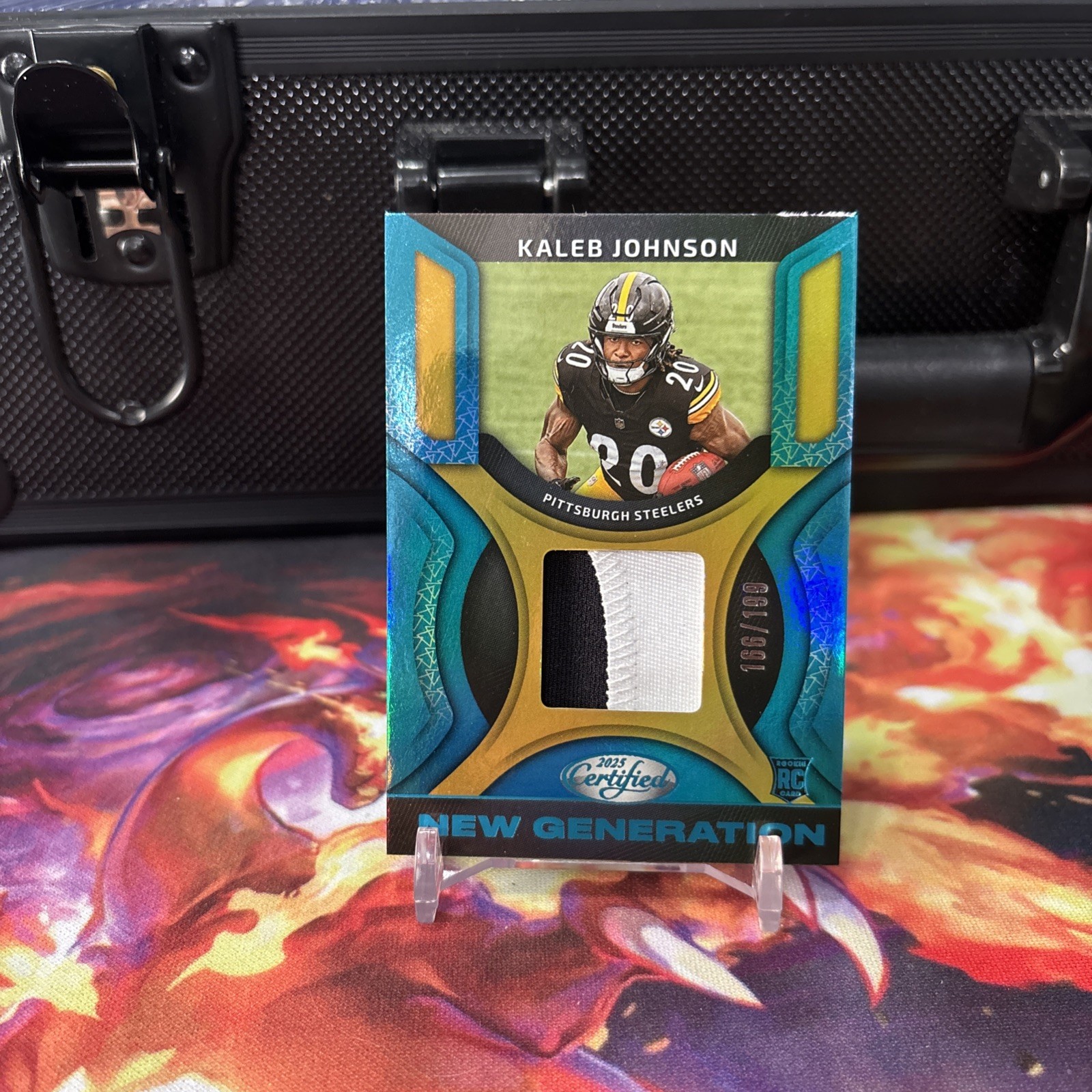 2025 Certified - New Generation Jerseys Mirror Kaleb Johnson #NGJ-KJN Teal /199