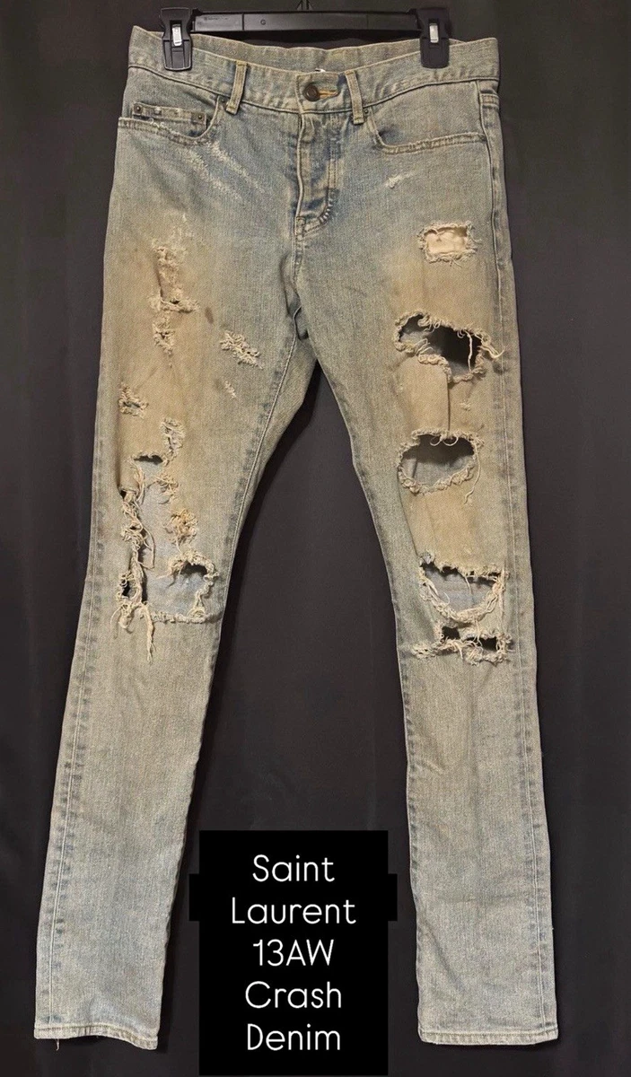 25+ Saint Laurent Denim Jeans for Men in 32 Inseam for sale