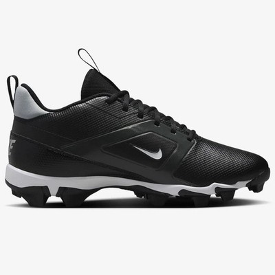 Nike Alpha Menace 4 Shark Football Cleats NEW Black White Mens