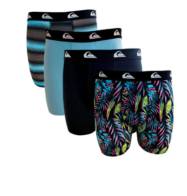 Quiksilver Men's 4-Pack Performance Mesh Boxer Brief
