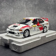 MOTORHELIX 1/18 Mitsubishi Lancer EVO IV GSR Monte Carlo Livery Diecast Car