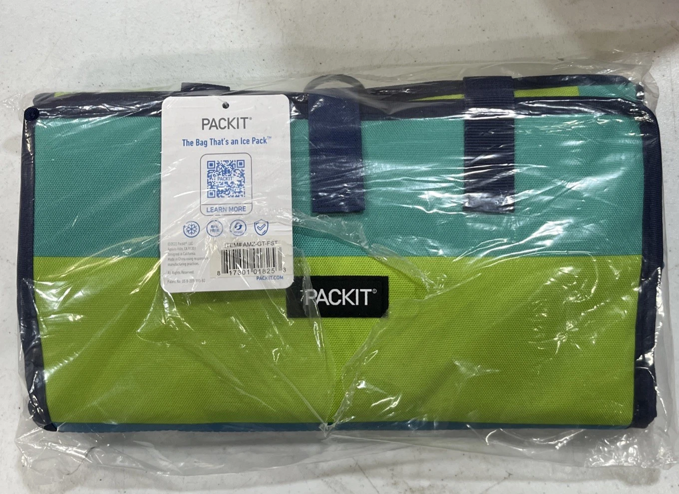 PACKIT Freezable Lunch Bag Reusable Collapsible Personal Cooler Travel Must!