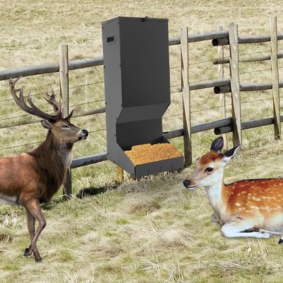 Hanging Deer Feeder Box, Heavy Duty Automatic Deer Feeder Dispenser