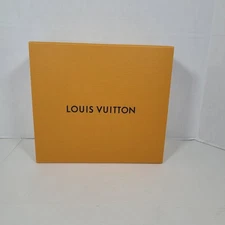 Louis Vuitton Authentic Pull Out Empty Orange Gift Box 12"x11"x6" Small Stain