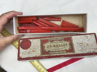 Alte Siegelwachsdose MALLAT Box gestartet