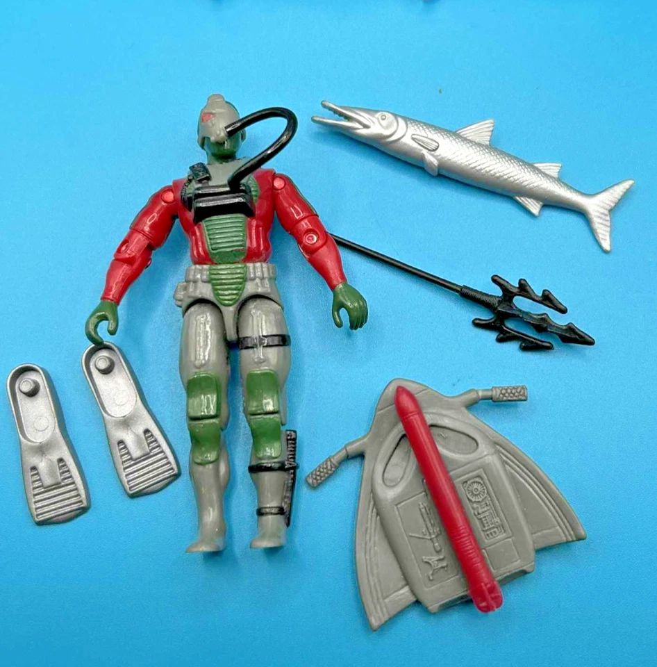 1990 Cobra Undertow v1 Vintage G.I. GI Joe 3.75 ARAH 100% Complete Filecard - Image 3 of 4