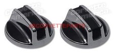 68-77 Corvette Inside Door Lock Knobs New Pair