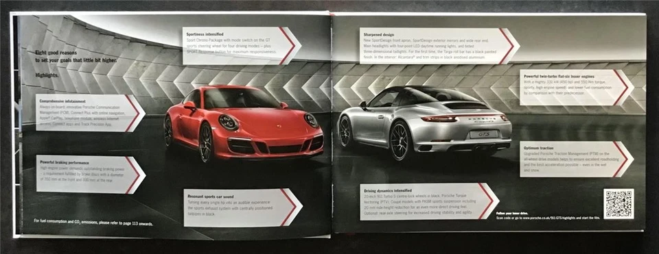 Брошюра о продажах Porsche 911 GTS в твердом переплете ЯНВАРЬ 2017 #WSLM1701000125 EN/UK - Изображение 4 из 4