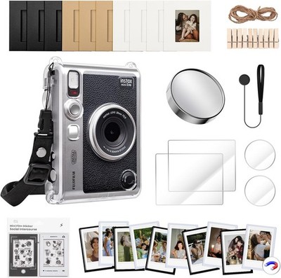 Mini EVO Camera Case and Accessories Bundle, for Fuji Mini EVO Leather Case/S...