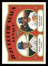 2021 Topps Heritage #129 Royals 2021  (Brady Singer / Nick Heath) RS, RC