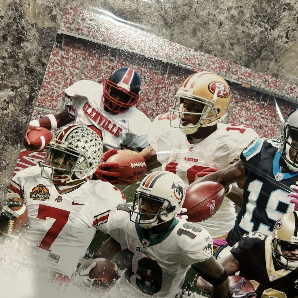 TED GINN JR 亲笔签名 8 x 10 图片照片 俄亥俄州七叶树 带真品证书 NCAA NFL 球星 — 第 3/4 张图片