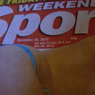 Page 3 girls. Sunday sport complete newspaper 28/12/2012