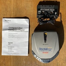 Sony Discman ESP D-E307 CD Player in fully working order *Extras*