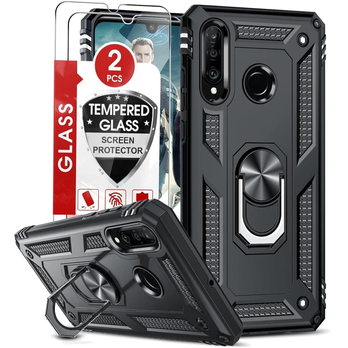 Custodia Huawei P30 Lite DeinDesign: Cover Silicone Trasparente Con Logo NASA