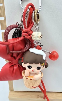 Baby Zoraa ''Cheese Cherry'' Mini Bakery Series Keychain, Bag Chain, TNT Space