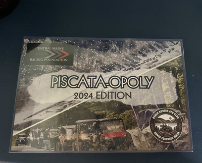Central Maine Racing Foundation Piscataopoly 2024 Racing Board Game. Rare.