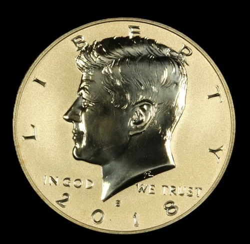 2018-S , Reverse Proof, Kennedy Half Dollar- Choice Gem - SMH 1944