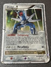 Pokémon TCG Dialga LV.X DP37 Black Star Promo Holo 2009 Deutsch Exc -Good Back