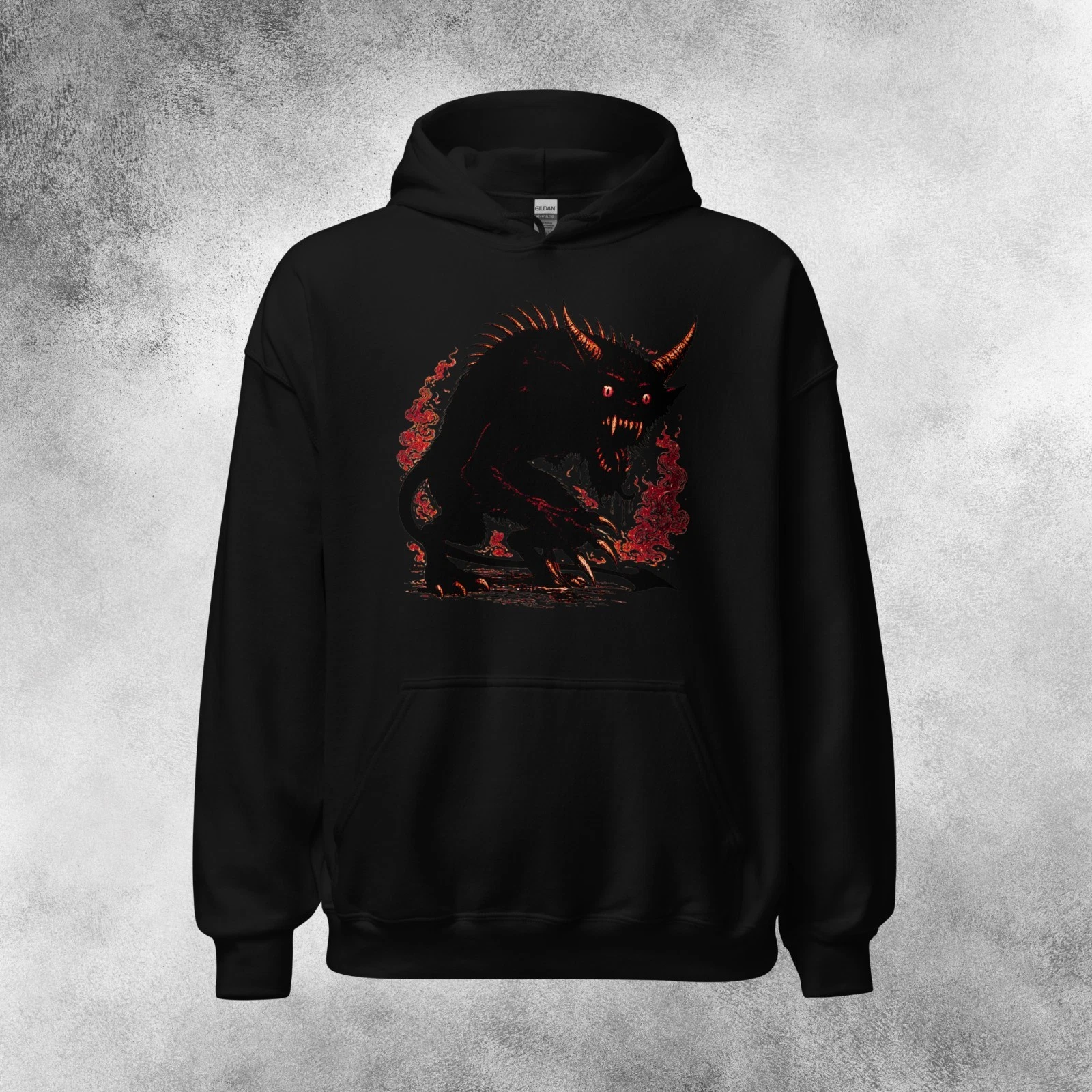 Hellspawn Fiery Nightmare Demon Horror Hoodie Men's S-3XL