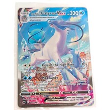 Ice Rider Calyrex VMAX Alt Art Secret Rare Holo 203/198 Chilling Reign