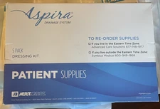 Aspire Drainage Systems -5 Pack Kits-4992301-Merit Medical-2025  FREE SHIPPING