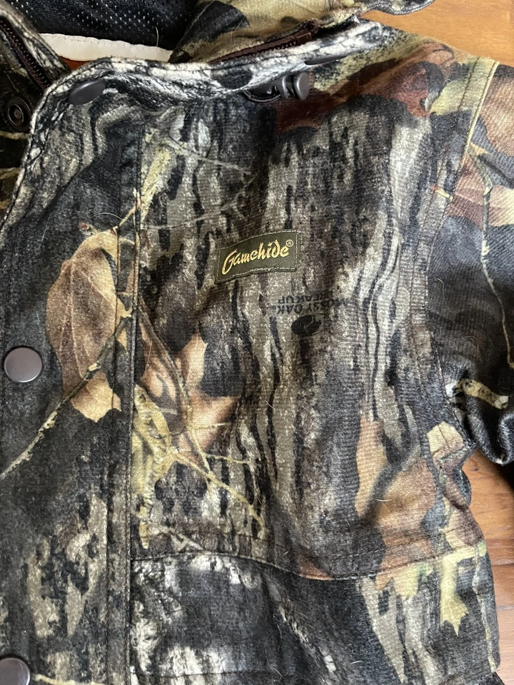 vtg Gamehide Jacket Youth Boys Medium Camo Hunting coat Mossy Oak break out - Image 2 of 4