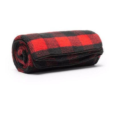 RUMPL -BLANKET SHERPA PRINTED FLEECE - BUFFALO CHECK - THROW - Steppdecke