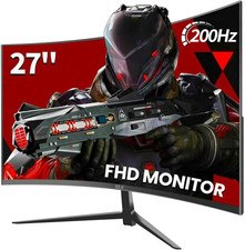 27 Inch Curved Gaming Monitor 200Hz 180Hz 144Hz 1Ms FHD 1080P Computer Screen Fr