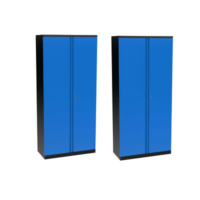 Güde Werkzeugschrank 85x40x185cm 2x Werkstattschrank Metallschrank Aktenschrank
