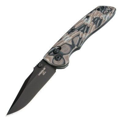 Hogue Deka ABLE Lock Knife G-Mascus Dark Earth G10 Handle Blk Plain Blade 24277