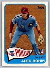 2021 topps baseball series 2 alec bohm 1965 topps redux rc #38