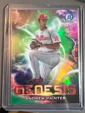 2021 Bowman Chrome Genesis Green Refractor Andrew Painter 56/99