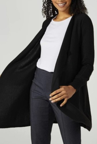 Front Cardigan Sweater Black 