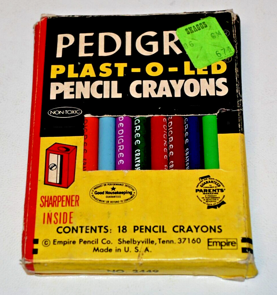 Crayons No. 2449 In Box Empire Pencil Co