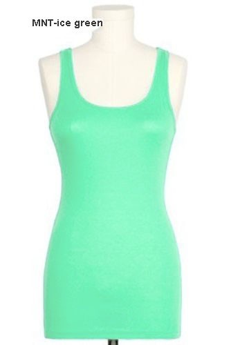 Plus Size Scoop Neck Razor Back 2X1 Rib Tank Top 1XL ~ 3XL | eBay