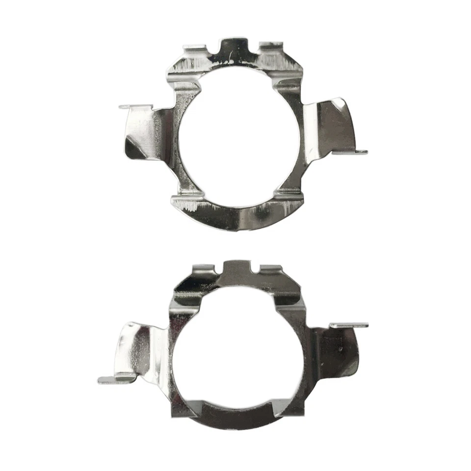 2x Car Headlight H7 LED Bulb Retainer Holder Metal Adapter For Benz BMW Audi VW - Image 3 of 4