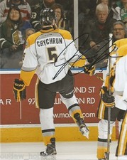 Sarnia Sting Jakob Chychrun Signed Autographed 8x10 Photo COA B