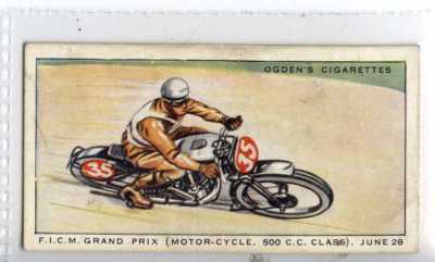 (Je7093) OGDENS,MOTORRENNEN 1931,F.I.C.M GRAND PRIX MOTORRAD,1931,#40