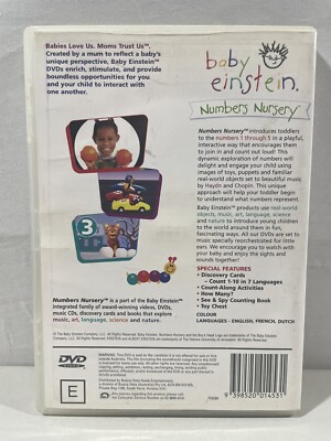 (未使用･未開封品)Numbers Nursery [DVD] Baby Einstein Numbers Nursery DVD | eBay
