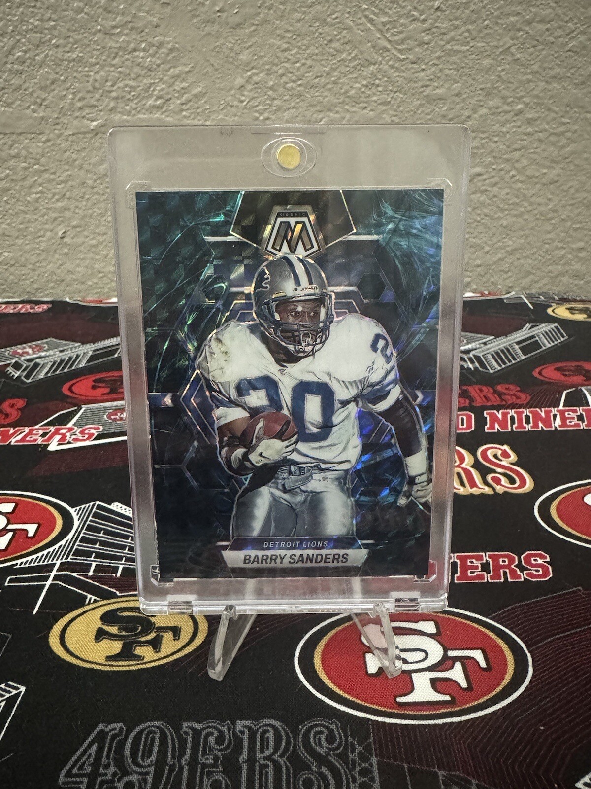 2023 Panini Mosaic - Genesis Mosaic Prizm #190 Barry Sanders