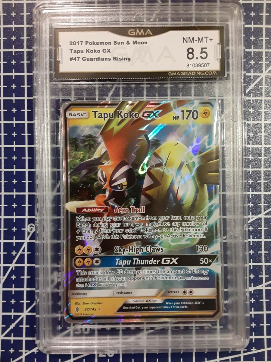 Tapu Koko GX 47/145 Sun and Moon Guardians Rising Pokemon Card NM