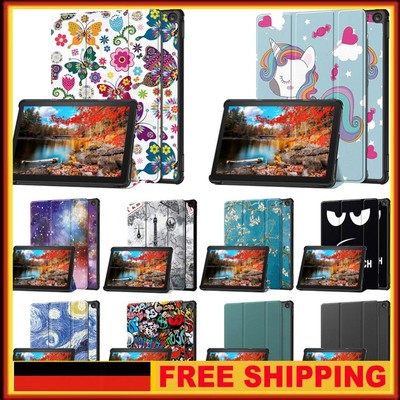 PU Leather Trifold Stand Cover Slim Case Tablet Cover for Fire Tablet 10 2023 DE