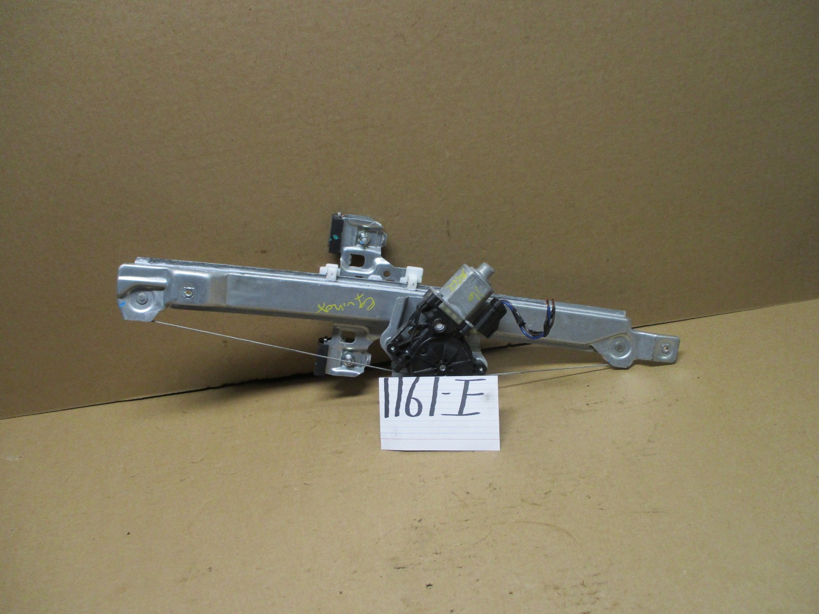 12 13 14 15 16 Equinox REAR PASSENGER Side Window Regulator W/ Motor #1161-E